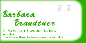 barbara brandtner business card